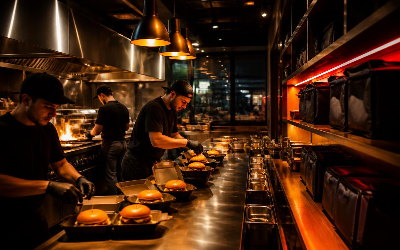 Modelo Dark Kitchen de Burgerthoven